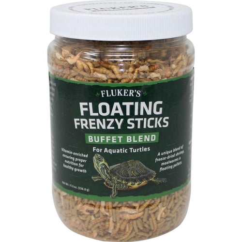 Fluker's Floating Frenzy Sticks Buffet Blend for Aquatic Turtles