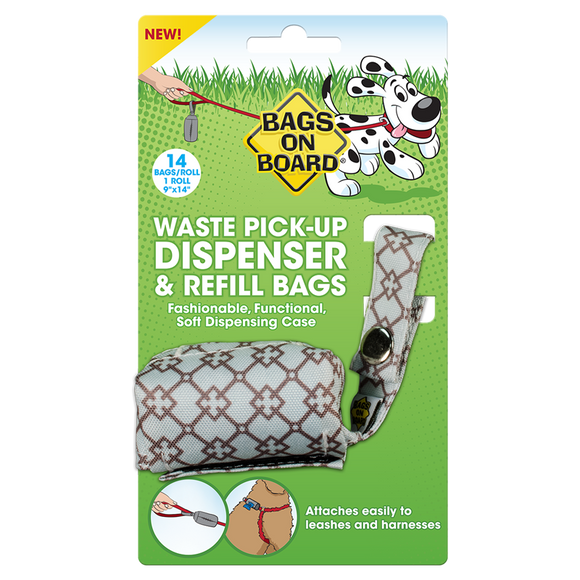 Bags on Board Soft Waste Pick-Up Bags Dispenser