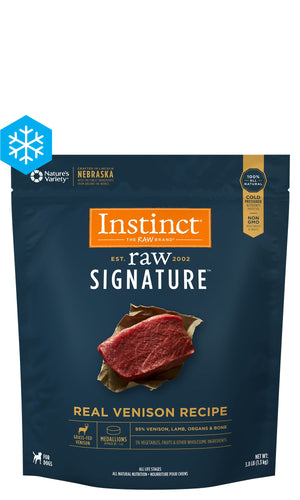 Nature's Variety Instinct Raw Signature™ Frozen Medallions Real Venison Recipe
