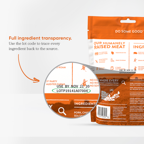 Open Farm Dehydrated Pork Dog Treats