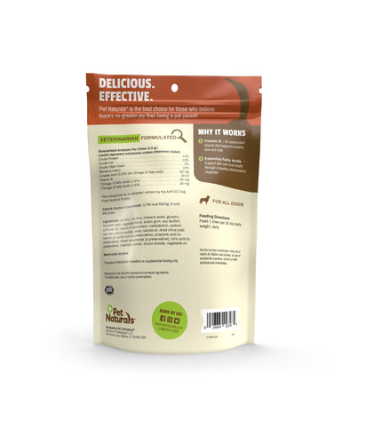 Pet Naturals of Vermont Skin and Coat Functional Chews for Dogs