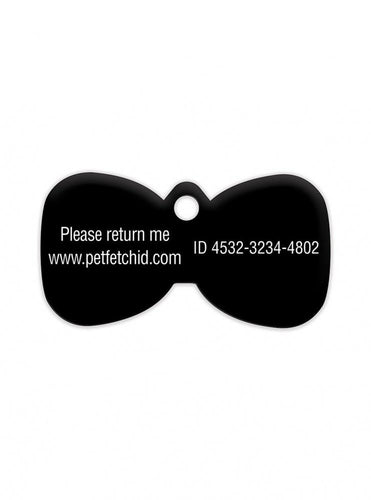 Pet Fetch Bow Tie Emoji Smart Pet Tag