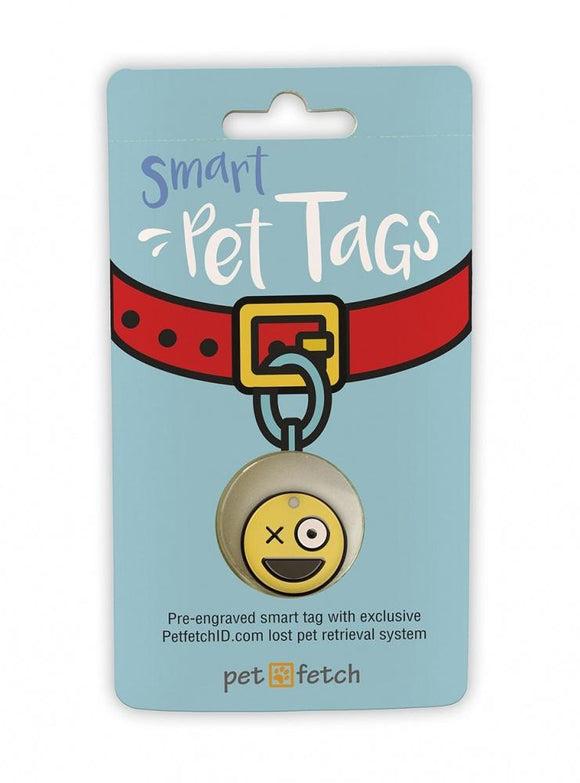 Pet Fetch Wink Emoji Smart Pet Tag