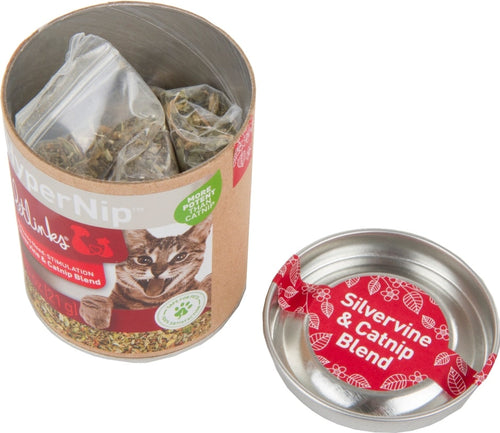 PETLINKS HYPERNIP SILVERVINE CATNIP CANISTER