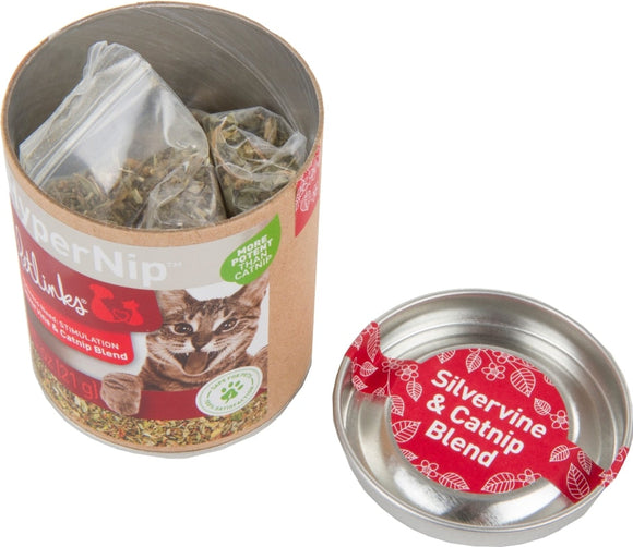 PETLINKS HYPERNIP SILVERVINE CATNIP CANISTER