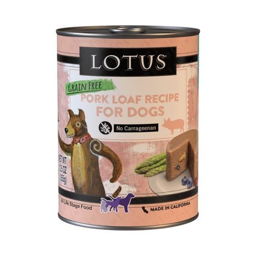 Lotus Grain Free Pork Loaf Recipe Dog Food