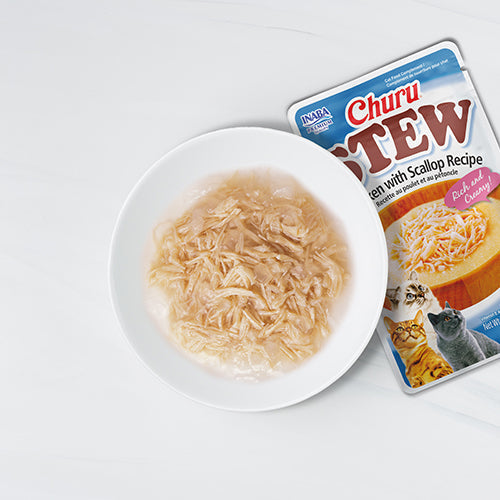 Inaba Churu Chicken Stew with Salmon Recipe Cat Treat