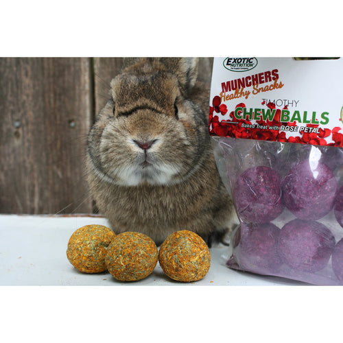 Exotic Nutrition Munchers Rose Petals & Timothy Chew Balls