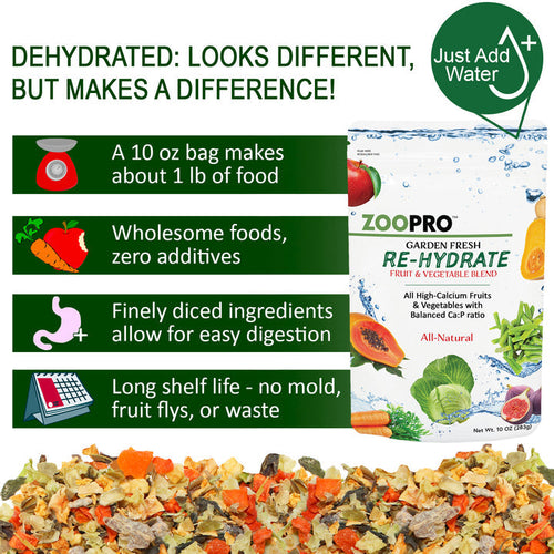 Exotic Nutrition ZooPro Garden Fresh Re-Hydrate