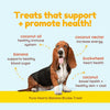 CocoTherapy Pure Hearts Coconut Cookies Banana Brulée - Organic Treat for Dogs