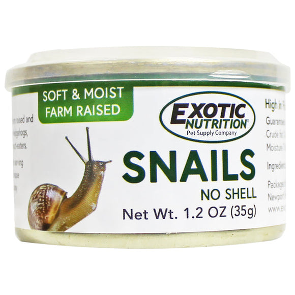 Exotic Nutrition Canned Snails