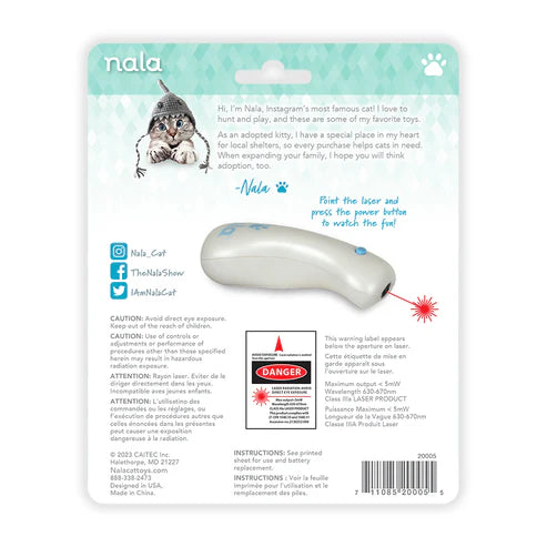 CAITEC Hero Nala Fitkitty Laser Pointer Cat Toy