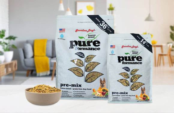 Grandma Lucy's Pureformance Pre-Mix Freeze Dried Grain Free Dog Food
