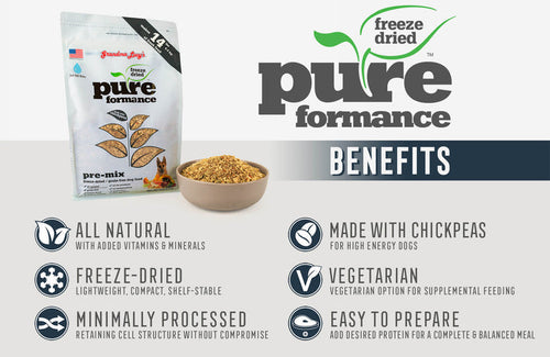 Grandma Lucy's Pureformance Pre-Mix Freeze Dried Grain Free Dog Food
