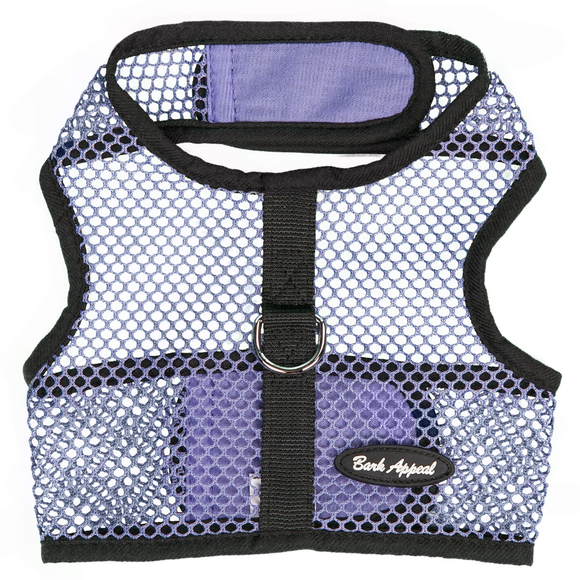 Bark Appeal Netted Wrap N Go Harness Lavender *