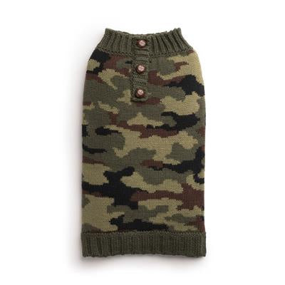 Fab Dog Henley Sweater Camouflage