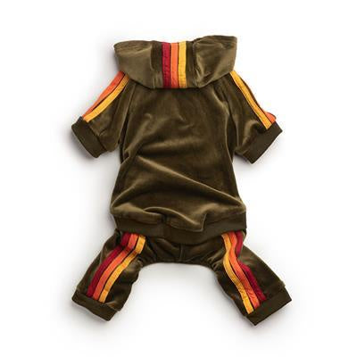 Fab Dog Velour Jogger Olive