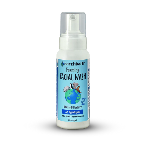 Earthbath Foaming Facial Wash for Dogs & Cats