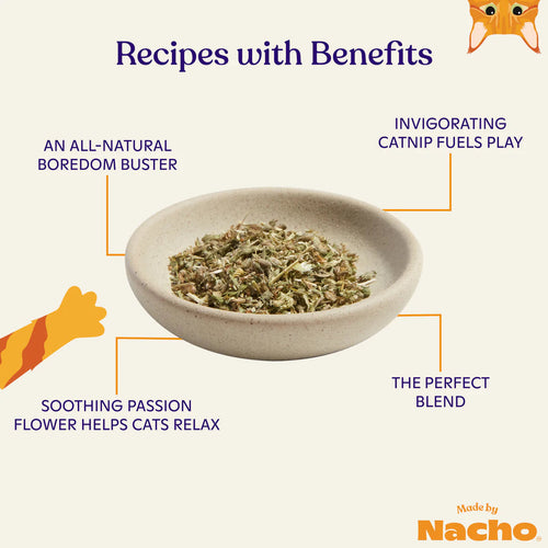 Made By Nacho Catnip & Passion Flower Blend Cat Treats