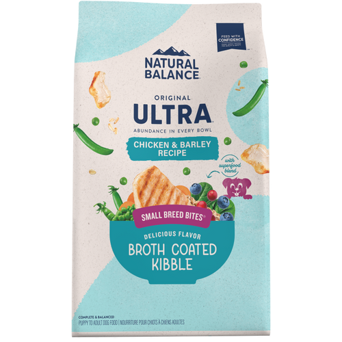 Natural Balance Original Ultra All Life Stage Chicken & Barley Small Breed Bites Recipe