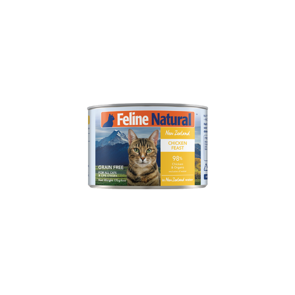 Feline Naturals Chicken Feast Canned Cat Food
