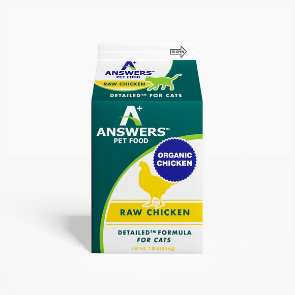 Answers Pet Food Detailed Chicken Formula for Cats - Carton