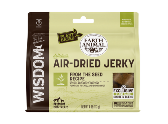 Earth Animal Wisdom™ Air-Dried From the Seed Recipe Jerky Dog Treat