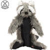 HuggleHounds Redwood Raccoon X-Brace™ Plush Dog Toy