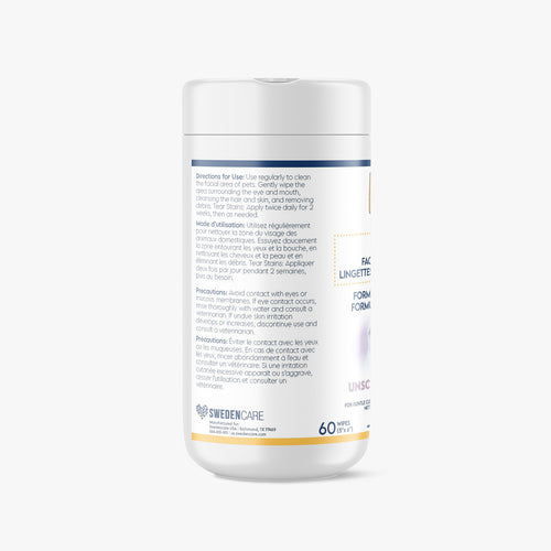 Lyxvara™ EZ-Derm® Facial & Tear Stain Wipes for Dogs & Cats