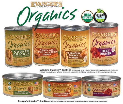 Evanger's Organic Chicken & Turkey Dinner – Case of 12