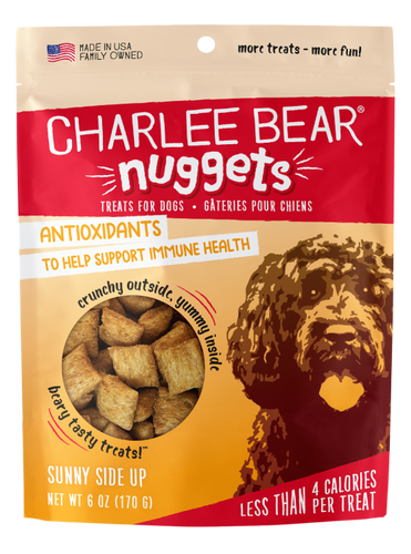 Charlee Bear Nuggets Skin & Coat Sunny Side Up Dog Treats