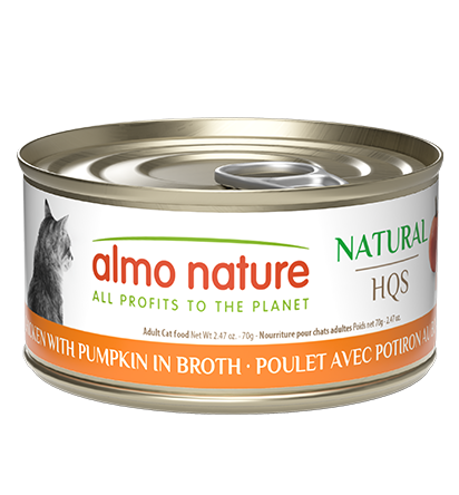 Almo Nature Natural HQS Chicken with Pumpkin in broth