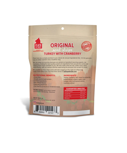 Plato Original Real Strips Turkey With Cranberry