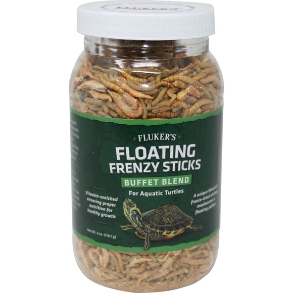 Fluker's Floating Frenzy Sticks Buffet Blend for Aquatic Turtles